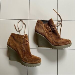 Nine West Vintage America Suede Wedges